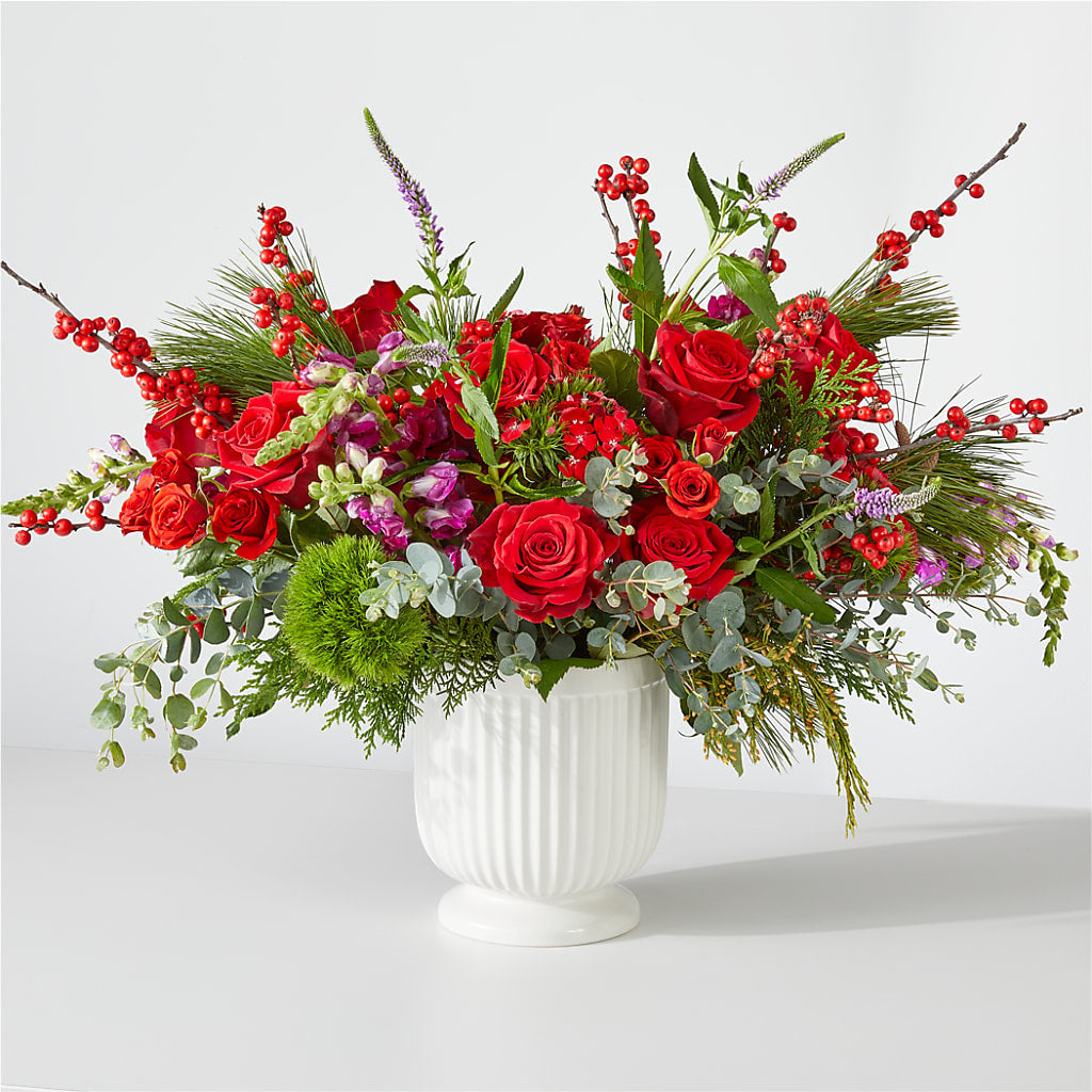 Big Red Bow Bouquet – SADIE'S FLOWER SHOP, Rayne LA