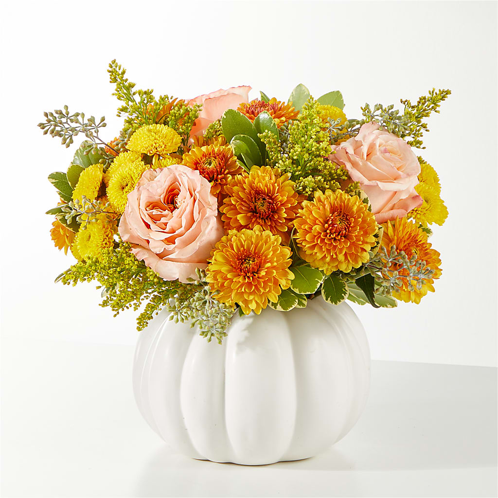Peachy Pumpkin – SADIE'S FLOWER SHOP, Rayne LA