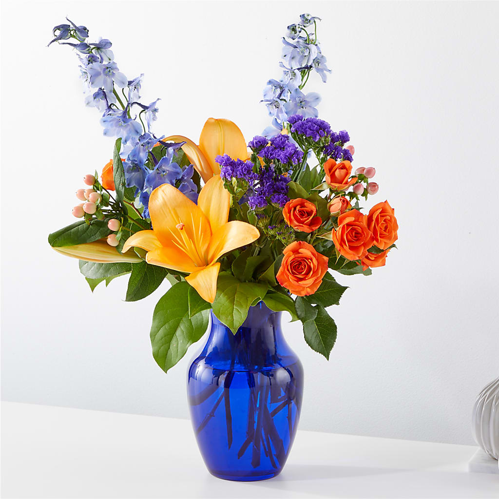 Radiant Citrus Bouquet – SADIE'S FLOWER SHOP, Rayne LA