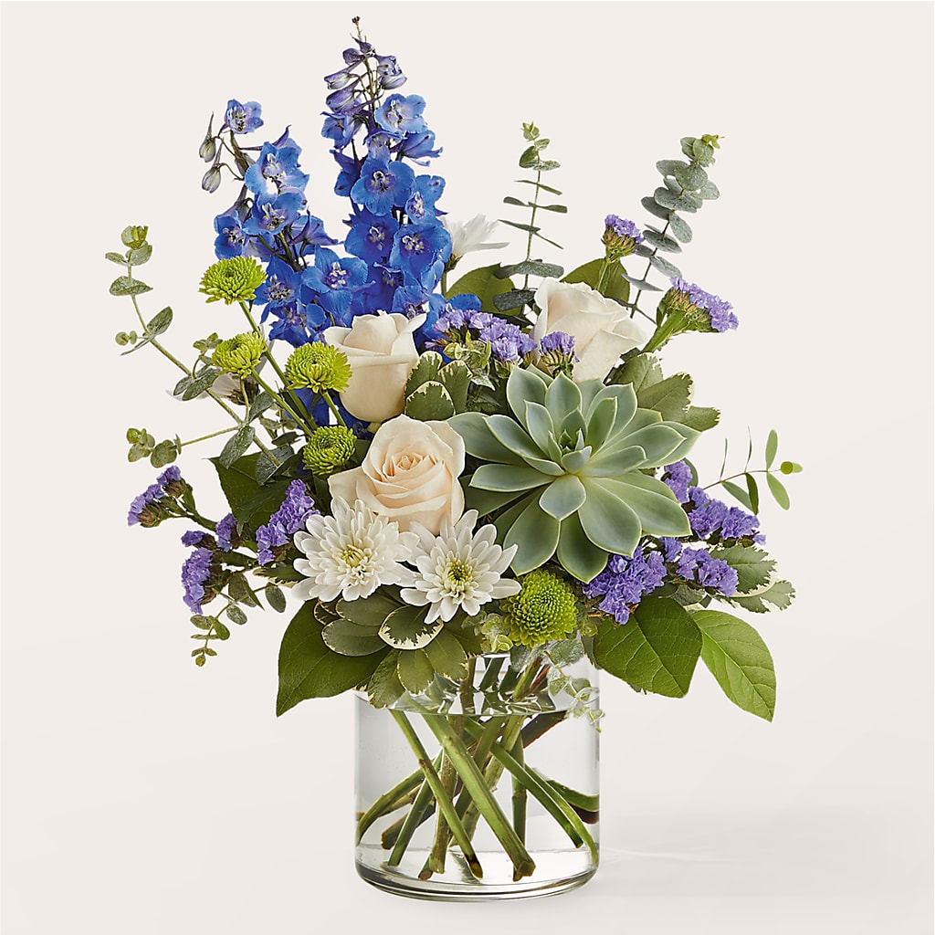 Cerulean Waves Bouquet – SADIE'S FLOWER SHOP, Rayne LA