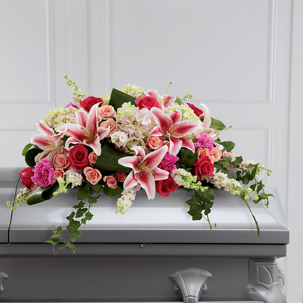 Splendid Grace Casket Spray – SADIE'S FLOWER SHOP, Rayne LA