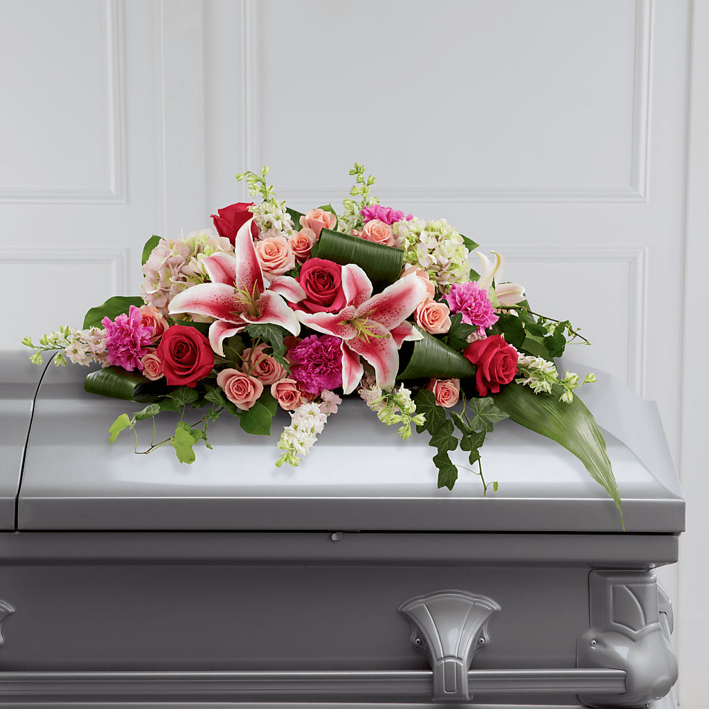 Splendid Grace Casket Spray – SADIE'S FLOWER SHOP, Rayne LA
