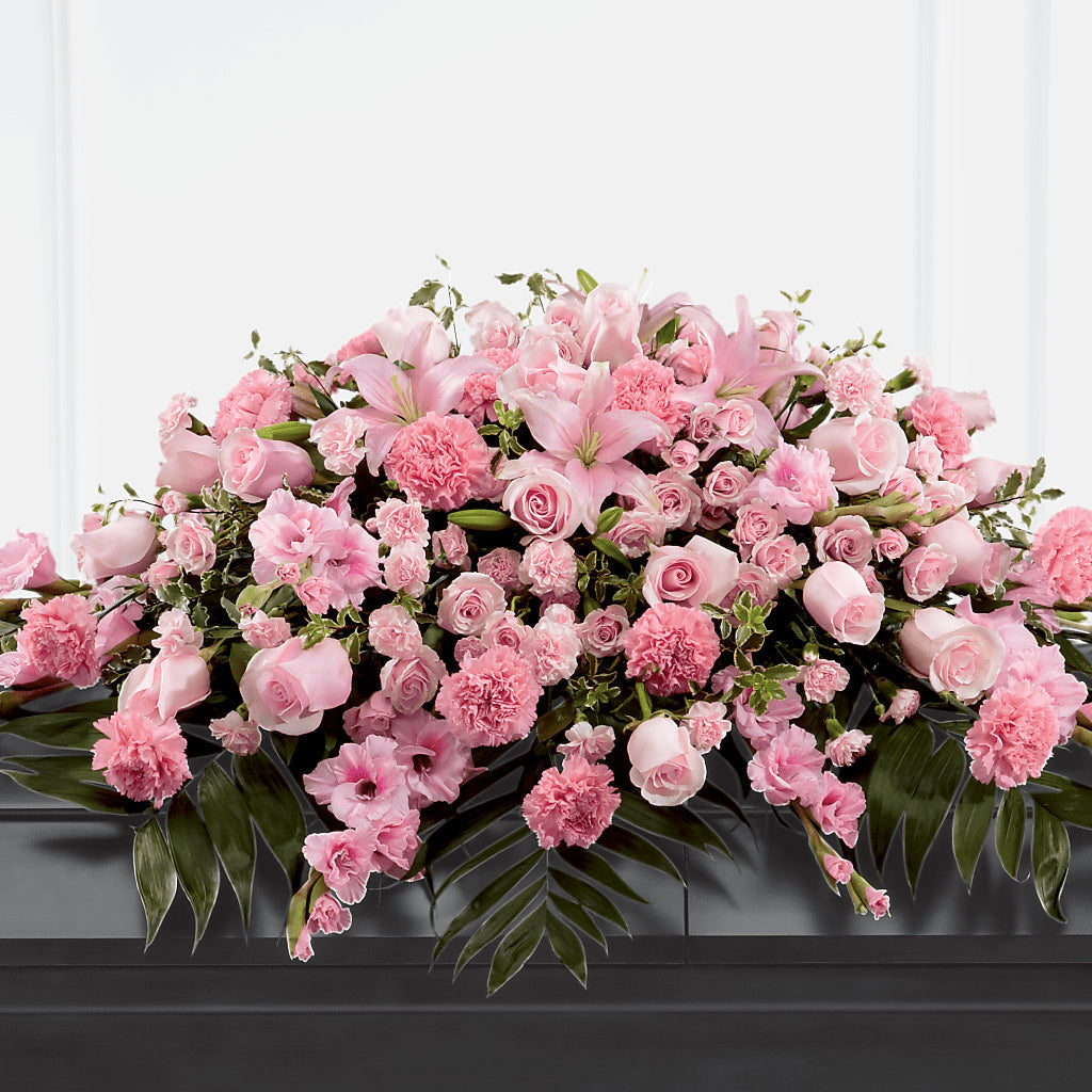 Garden of Comfort Casket Spray (Standard) – SADIE'S FLOWER SHOP, Rayne LA