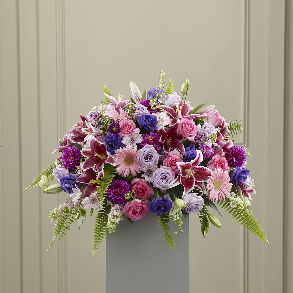 Fare Thee Well Pedestal – SADIE'S FLOWER SHOP, Rayne LA