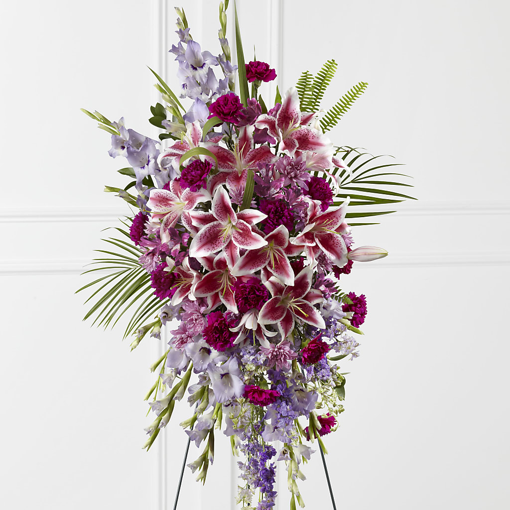 Tender Touch Standing Spray – SADIE'S FLOWER SHOP, Rayne LA