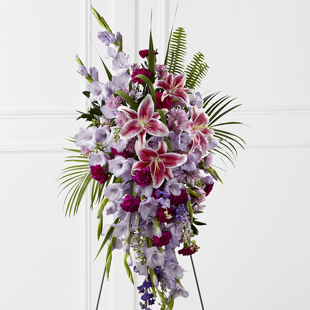Tender Touch Standing Spray – SADIE'S FLOWER SHOP, Rayne LA