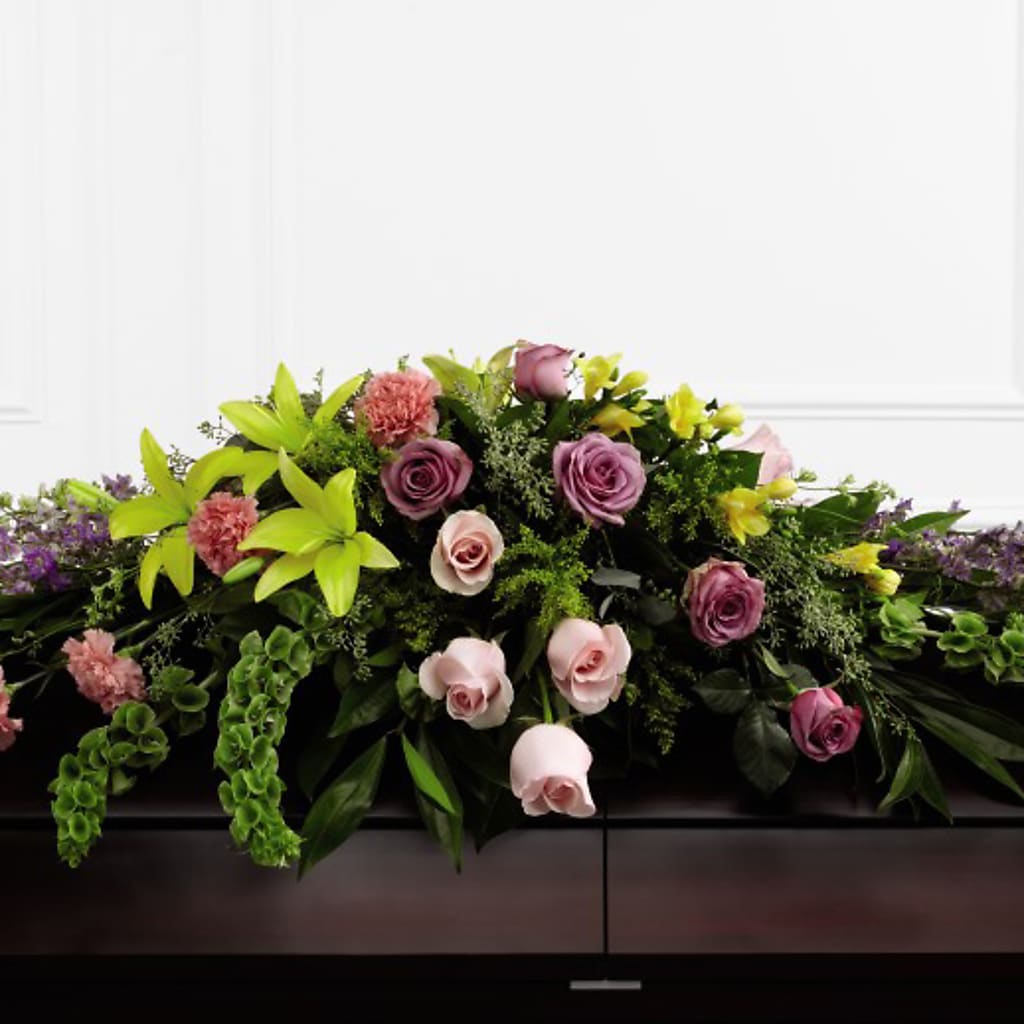 Forever Beloved Casket Spray – SADIE'S FLOWER SHOP, Rayne LA
