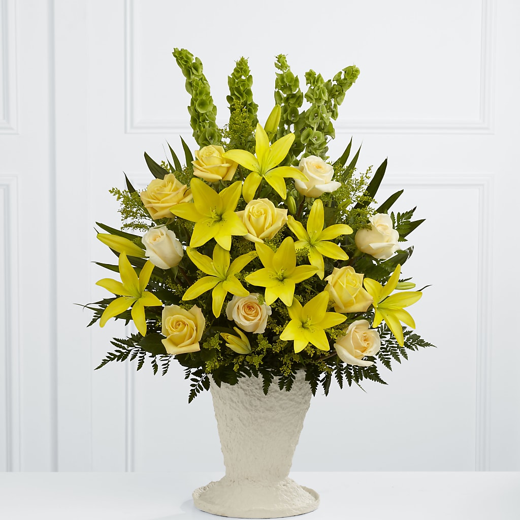 Golden Memories Arrangement – SADIE'S FLOWER SHOP, Rayne LA