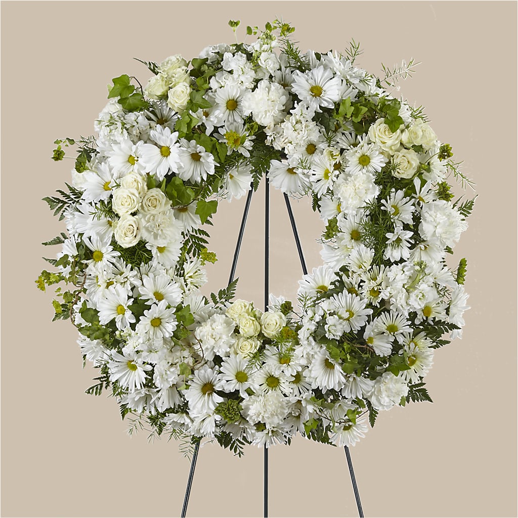 Faithful Wishes Wreath – SADIE'S FLOWER SHOP, Rayne LA