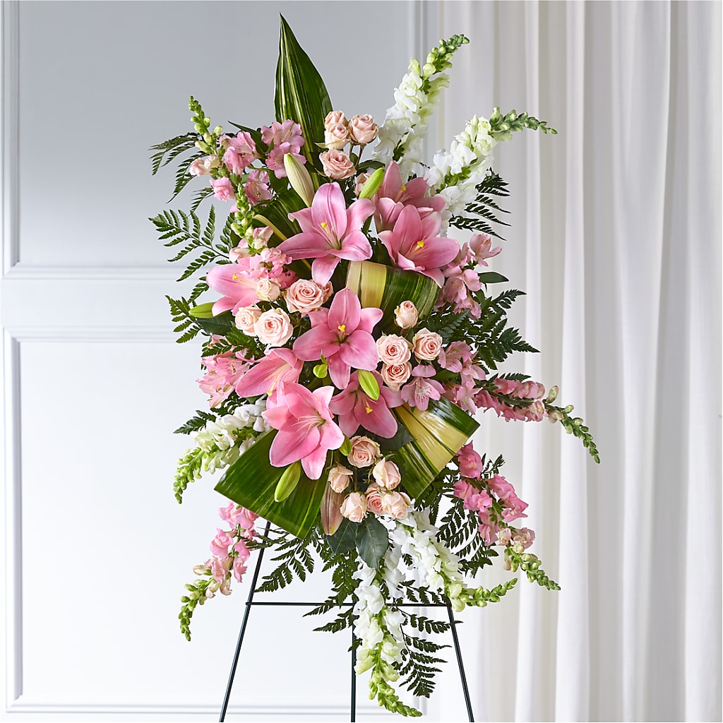 Elegant Embrace Standing Spray – SADIE'S FLOWER SHOP, Rayne LA
