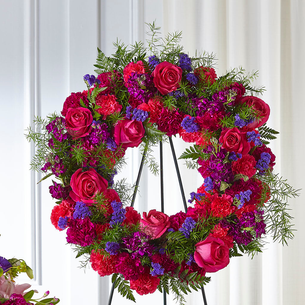 Calming Colors Wreath – SADIE'S FLOWER SHOP, Rayne LA