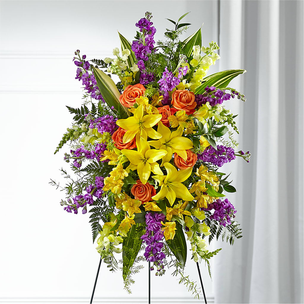 Thoughtful Prayers Standing Spray – SADIE'S FLOWER SHOP, Rayne LA