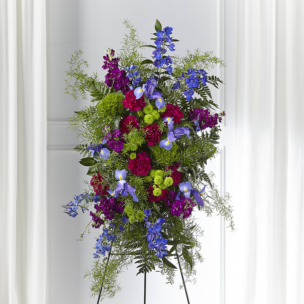 Heavenly Skies Standing Spray – SADIE'S FLOWER SHOP, Rayne LA