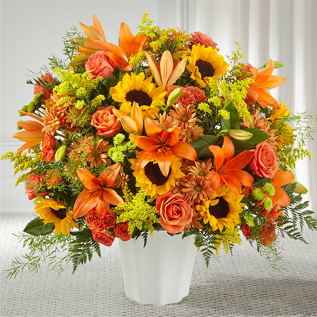 Harvest Thoughts Floor Basket – SADIE'S FLOWER SHOP, Rayne LA