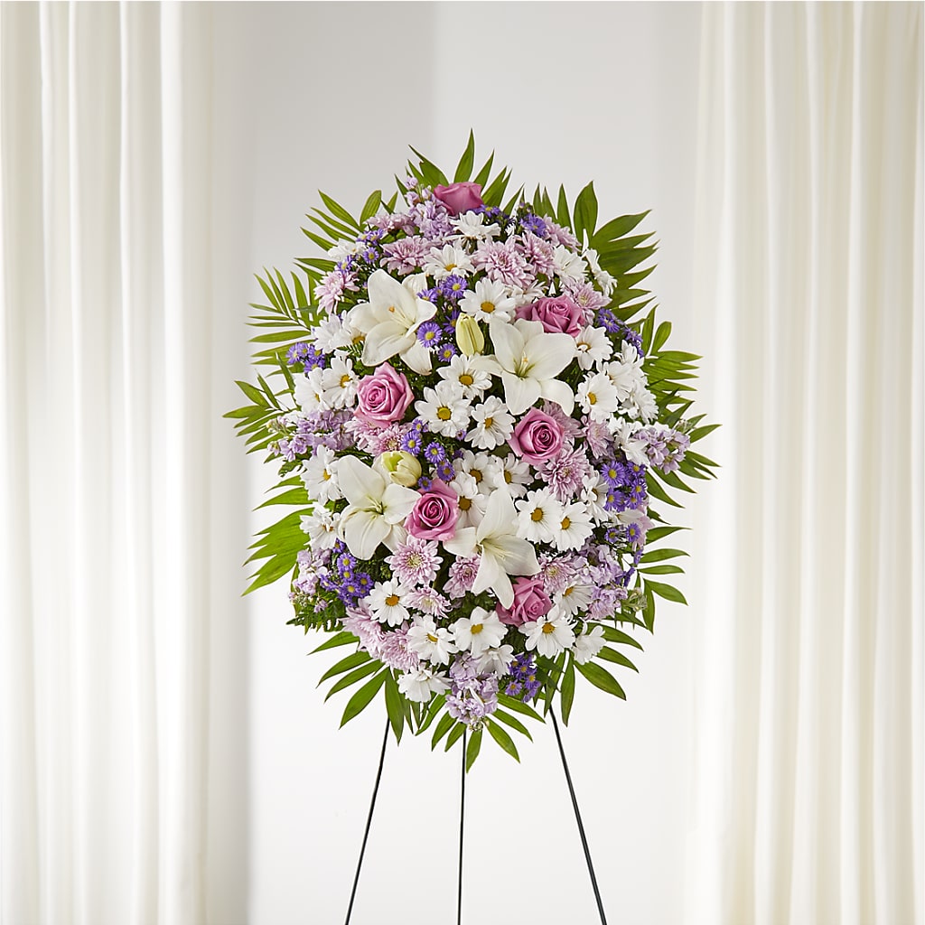 Surrounded by Love Standing Spray – SADIE'S FLOWER SHOP, Rayne LA