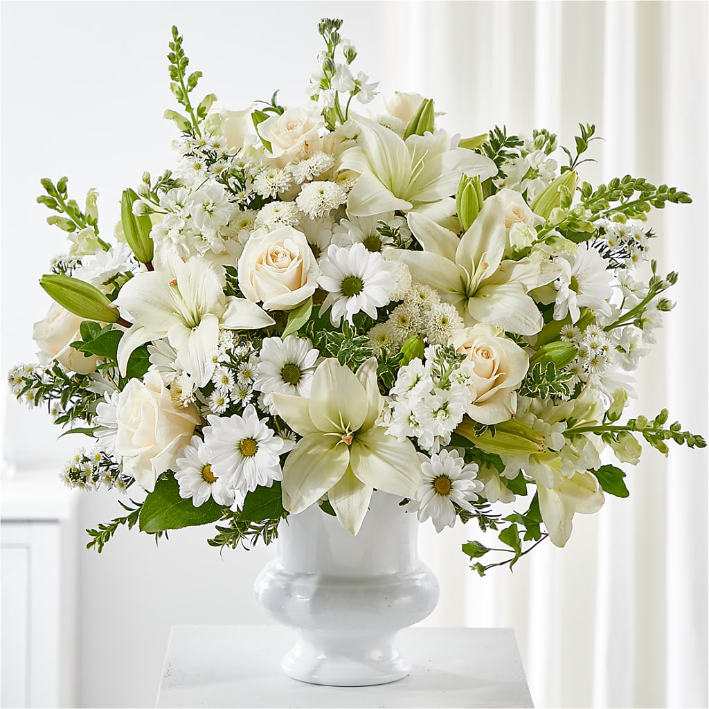 Uplifting Urn Arrangement – SADIE'S FLOWER SHOP, Rayne LA