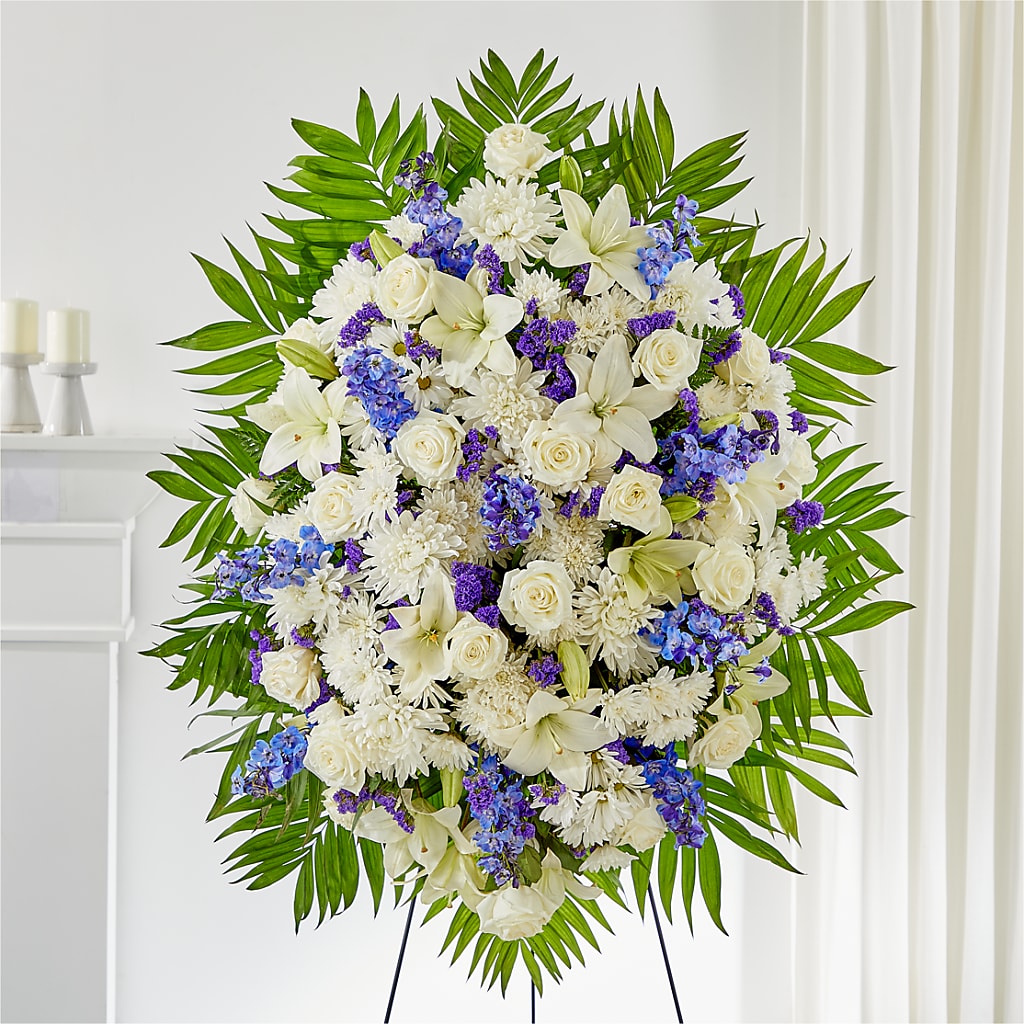 At Rest Standing Spray – SADIE'S FLOWER SHOP, Rayne LA