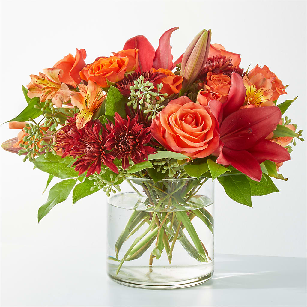 Crimson Leaves Bouquet – SADIE'S FLOWER SHOP, Rayne LA
