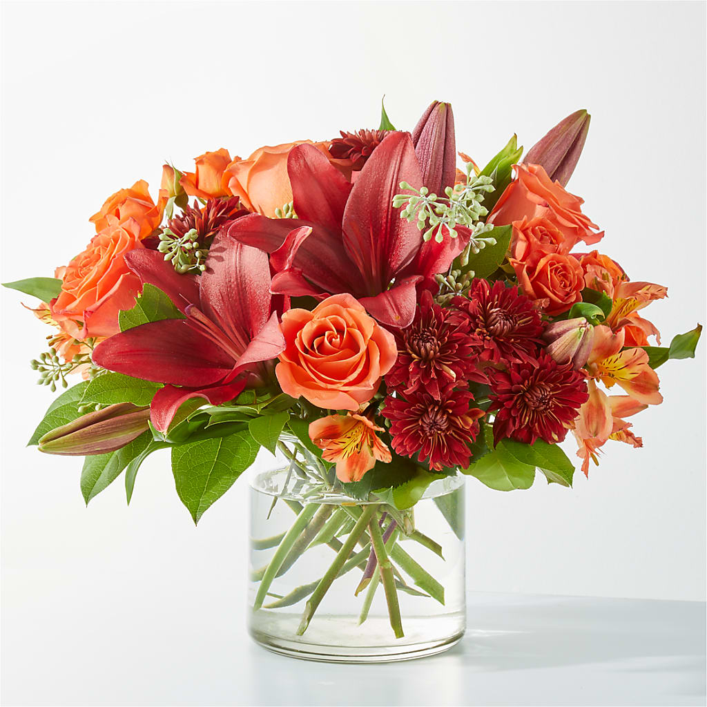 Crimson Leaves Bouquet – SADIE'S FLOWER SHOP, Rayne LA