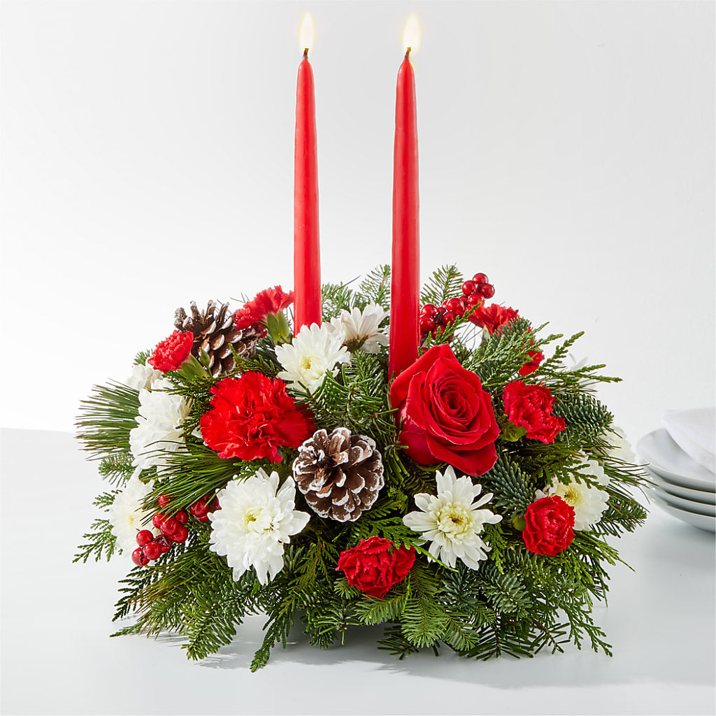 Holiday Soiree Centerpiece – SADIE'S FLOWER SHOP, Rayne LA