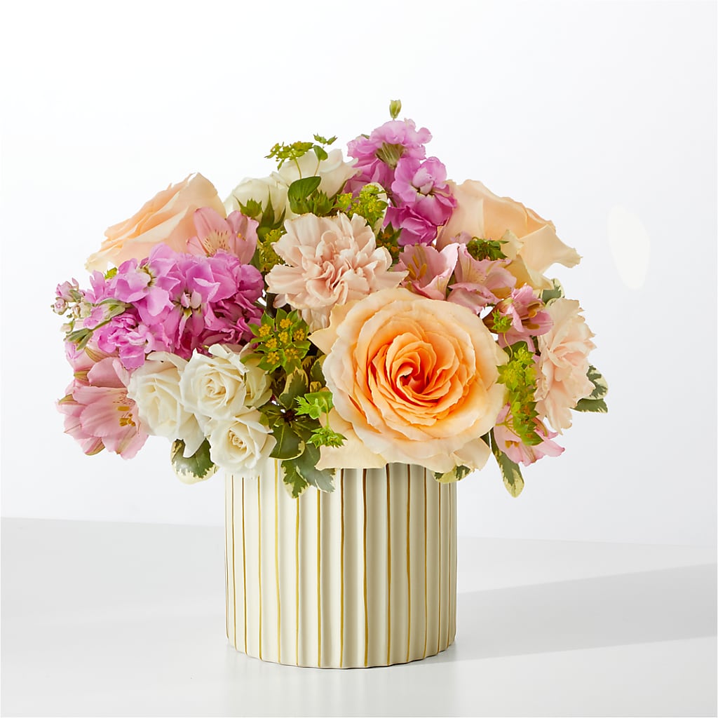 Paradise Bouquet with Ivory Vase – SADIE'S FLOWER SHOP, Rayne LA