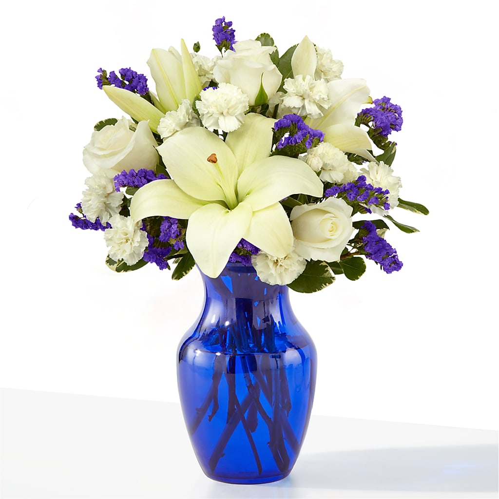 Sapphire Rush Bouquet – SADIE'S FLOWER SHOP, Rayne LA