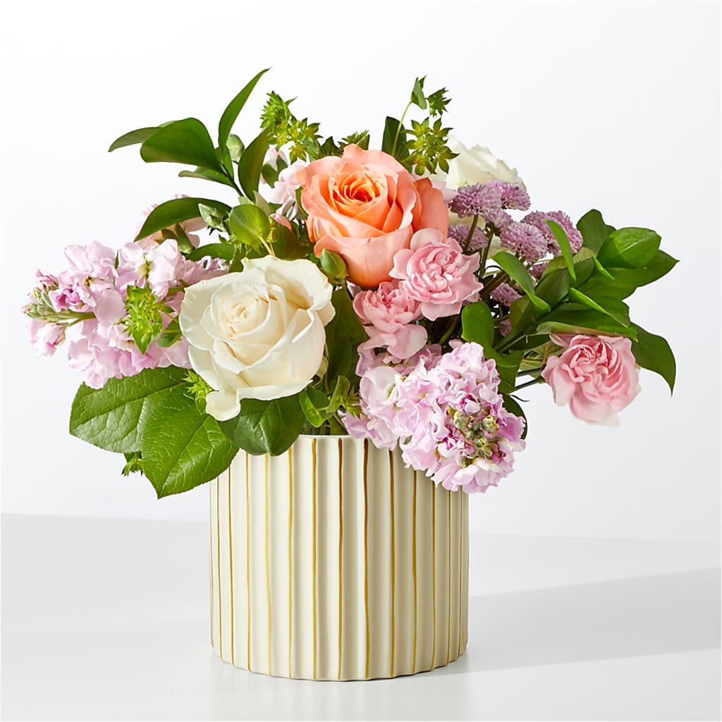 French Market Bouquet with Ivory Vase – SADIE'S FLOWER SHOP, Rayne LA