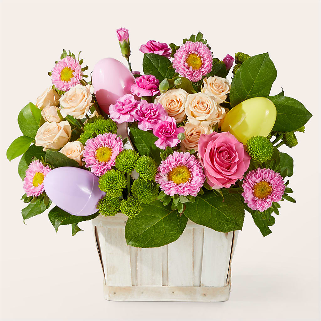 Get Eggcited Basket – SADIE'S FLOWER SHOP, Rayne LA