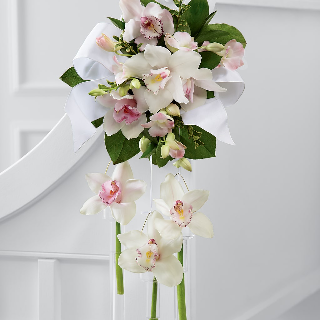 Perfect Entrance Pew Arrangement – SADIE'S FLOWER SHOP, Rayne LA
