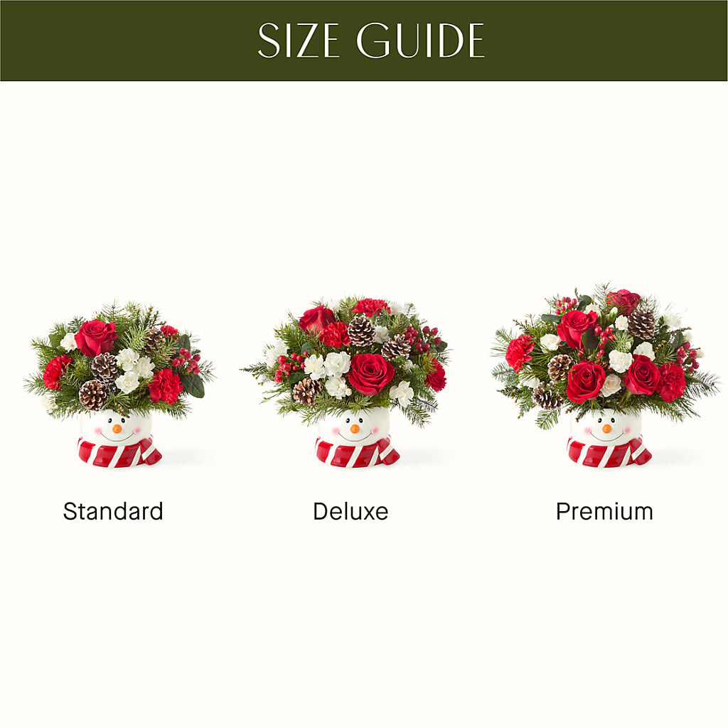 Jolly Snowman Bouquet – SADIE'S FLOWER SHOP, Rayne LA