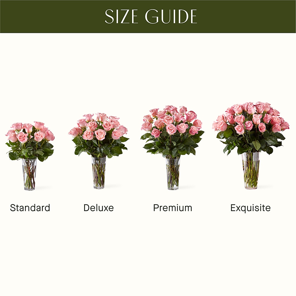 Long Stem Pink Rose Bouquet – SADIE'S FLOWER SHOP, Rayne LA