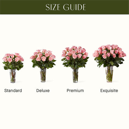 Long Stem Pink Rose Bouquet – SADIE'S FLOWER SHOP, Rayne LA