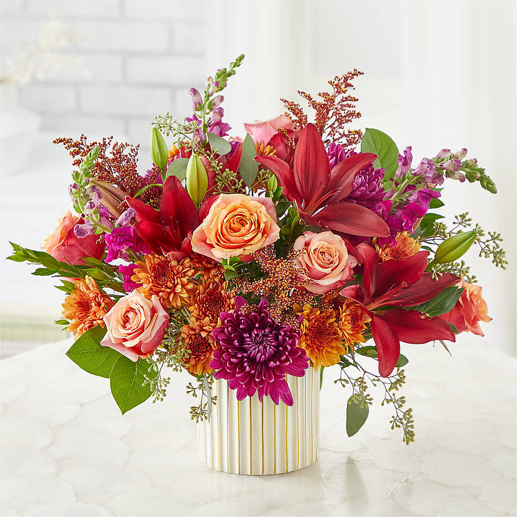 Burgundy Landscape Bouquet – SADIE'S FLOWER SHOP, Rayne LA