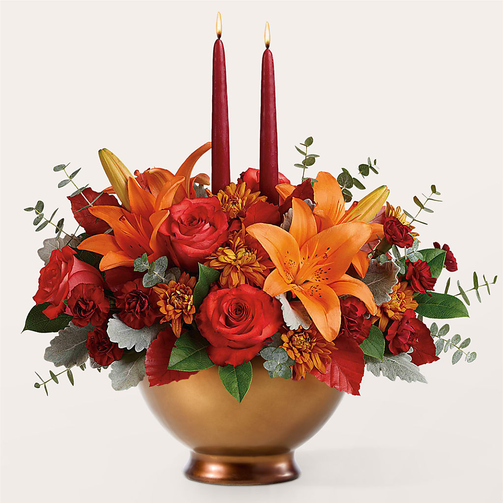 Fruits of Fall Centerpiece – SADIE'S FLOWER SHOP, Rayne LA