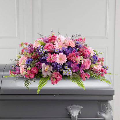 Glorious Garden Casket Spray – SADIE'S FLOWER SHOP, Rayne LA