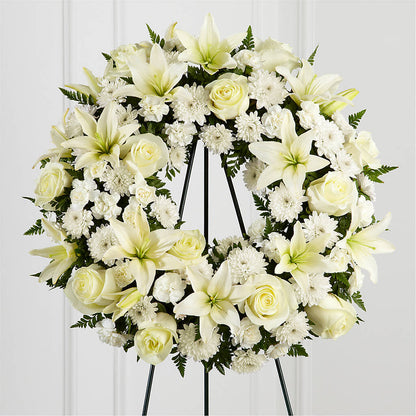 Treasured Tribute Wreath – SADIE'S FLOWER SHOP, Rayne LA