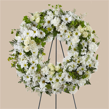 Faithful Wishes Wreath – SADIE'S FLOWER SHOP, Rayne LA