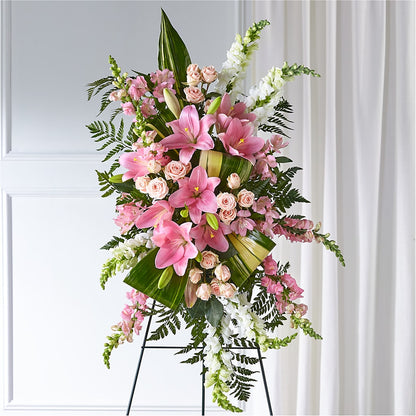 Elegant Embrace Standing Spray – SADIE'S FLOWER SHOP, Rayne LA