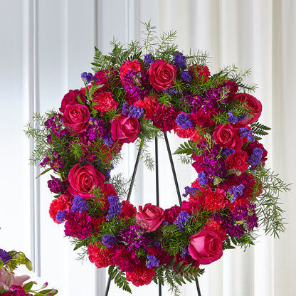 Calming Colors Wreath – SADIE'S FLOWER SHOP, Rayne LA