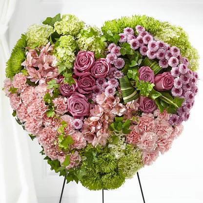 Heartwarming Standing Heart – SADIE'S FLOWER SHOP, Rayne LA