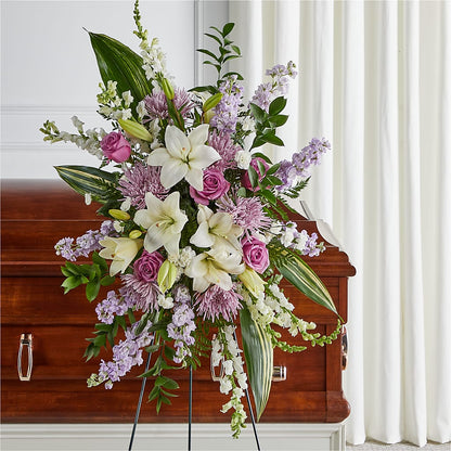 Grateful Hearts Standing Spray – SADIE'S FLOWER SHOP, Rayne LA